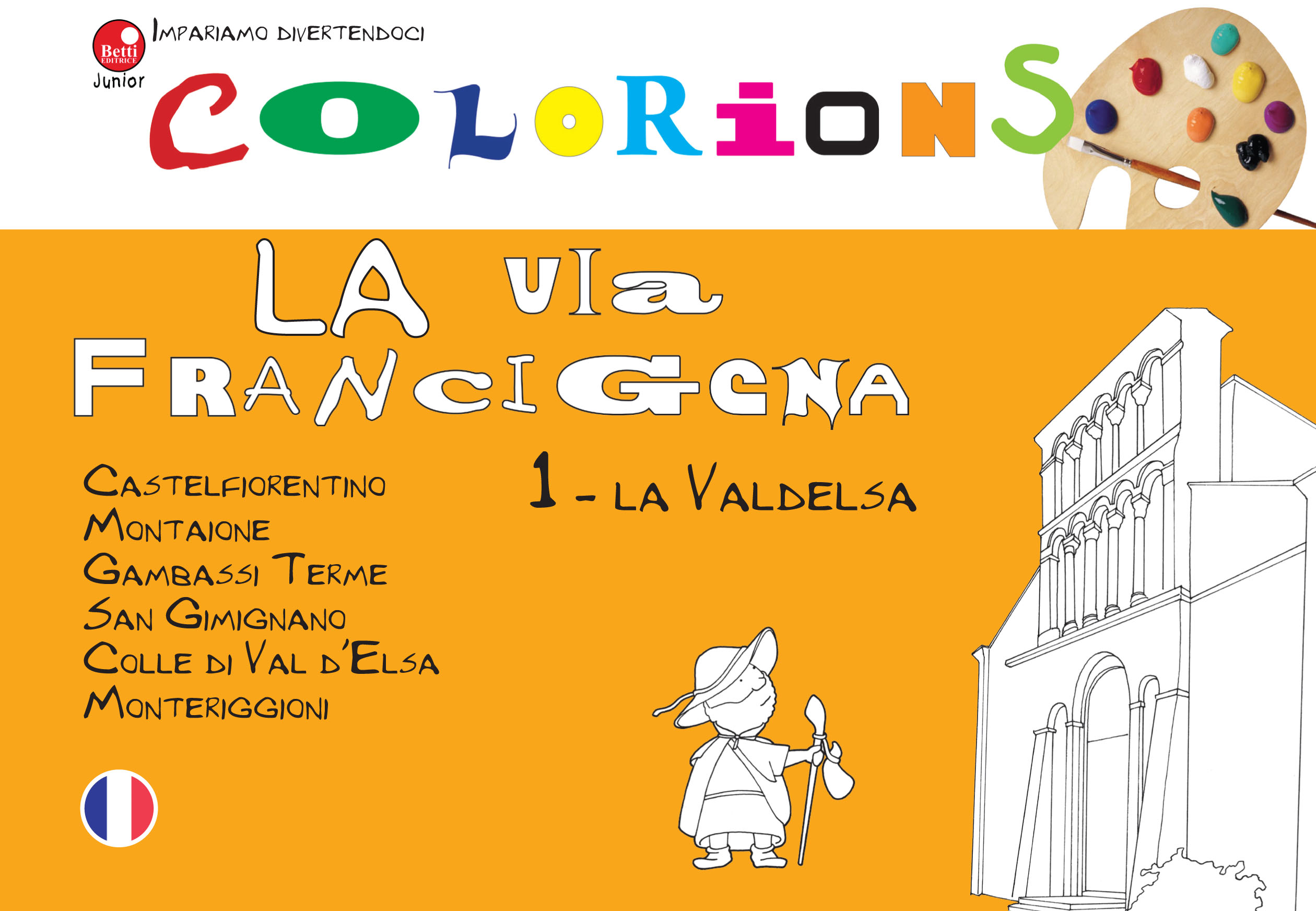 Colorions la Via Francigena 1 - la Valdelsa