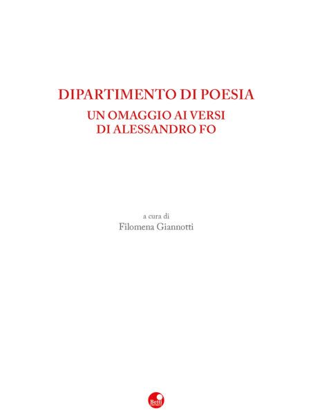 Dipartimento di poesia